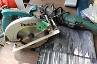 Makita circular saw, Black & Decker reciprocating saw, blade pouch