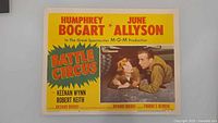 Front of one lobby card showing Bogart & Allyson scene