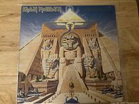 Front sleeve showing Powerslave artwork