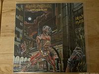 Front cover of Iron Maiden Somewhere in Time jacket