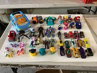 All items laid out showing full assortment