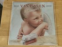 Front cover of Van Halen 1984 LP in sleeve
