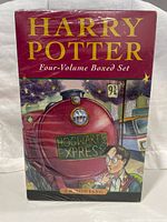 Front view of sealed boxed set showing Hogwarts Express artwork and title