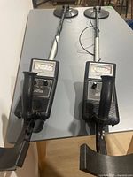 Two VLF metal detectors full view