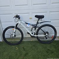 Entire bicycle right side view showing frame, wheels, saddle and handlebars