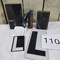 Group view of all "L" blocks and sign letters