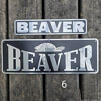 Both Beaver Machine Corp signs front view