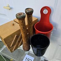 Group shot showing all five items in lot