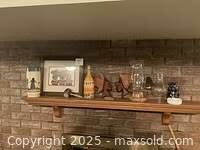 Shelf with all items displayed