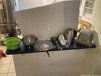 Group shot of entire lot lined on counter