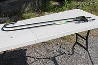 Both 41 in tabletop hooks laid out on table