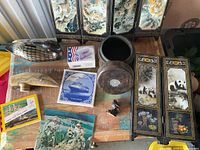 Overview of all items on tabletop