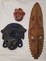 overview of three masks laid out