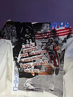 Front view showing full graphic design and text