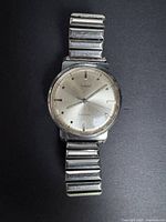 Front view of Timex Dorado Electric watch with bracelet