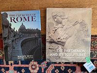 Front covers of two of the books