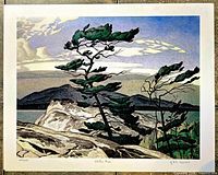 Front view of entire lithograph