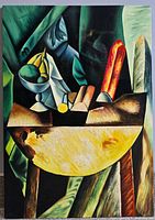 Front view of Picasso reproduction plaque