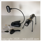 Both items: book light assembled with cable and manual; Flashlite Friend on legs