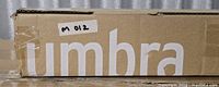 Umbra branded shipping box for Cappa curtain rod