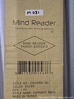 Front of factory‐sealed box showing brand, model, barcode and specifications