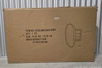 Factory-sealed carton showing model illustration and specifications