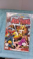 Front cover of The Man-Thing #8 showing title, artwork, Marvel banner