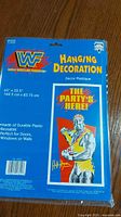 Front of sealed WWF packaging showing poster preview and size details
