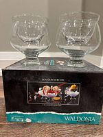 box front with two glass servers displayed