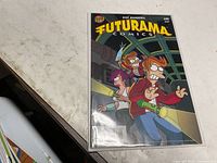 Front view of bagged Futurama Comics issue 49