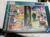 Front of Ravensburger NYC Apartment 1000-piece puzzle box