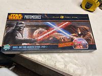 Front of puzzle box showing title, image, piece count and size information