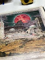 Klaatu record sleeve with red planet artwork and title text visible