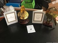 Heliochronometer, nocturnal and two booklets on table