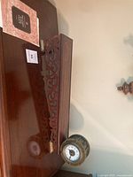 clock and stand on surface overview