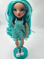 Full-length view of doll on stand