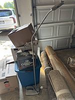 Full view of brushed metal adjustable LED floor lamp with flexible neck and rectangular base