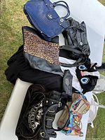 Group shot of all seven items on table