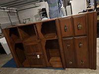 Full view of both cabinet sections side by side