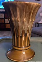 Full view of McCoy Tiara vase front