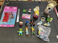 Overall lot view showing all items on tabletop