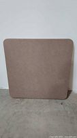 Top of square folding table