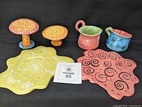 Group shot of all six Martha Jack pieces