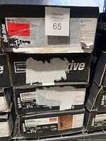 Stacked sealed boxes of Simpson Strong-Drive screws