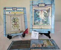 Both pattern booklets on stands and instant lead lines pack