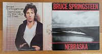 Front jackets of both Bruce Springsteen albums