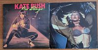 Front covers of both Kate Bush EPs laid side by side