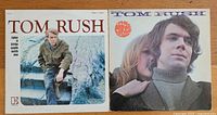 Front covers of both Tom Rush LPs