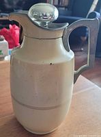 Full view of Bowman insulated pitcher with stopper inserted