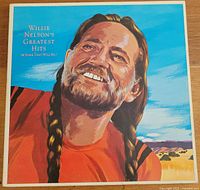 Front cover of Willie Nelson double LP